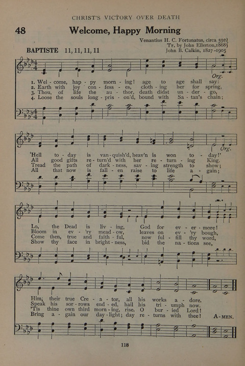 The Abingdon Hymnal: a Book of Worship for Youth page 116