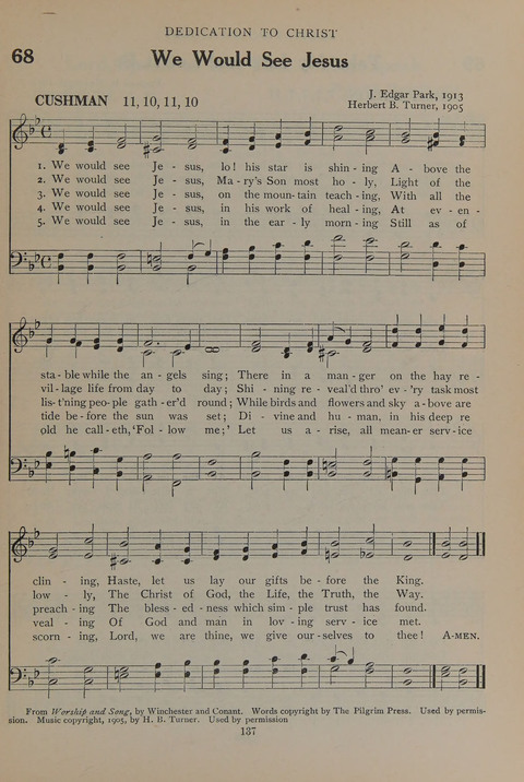 The Abingdon Hymnal: a Book of Worship for Youth page 135