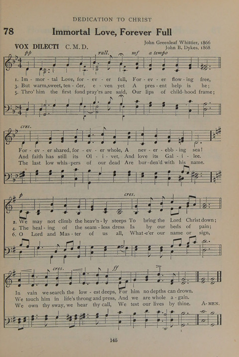 The Abingdon Hymnal: a Book of Worship for Youth page 143