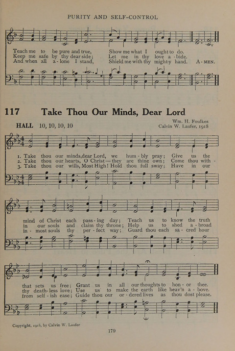 The Abingdon Hymnal: a Book of Worship for Youth page 177