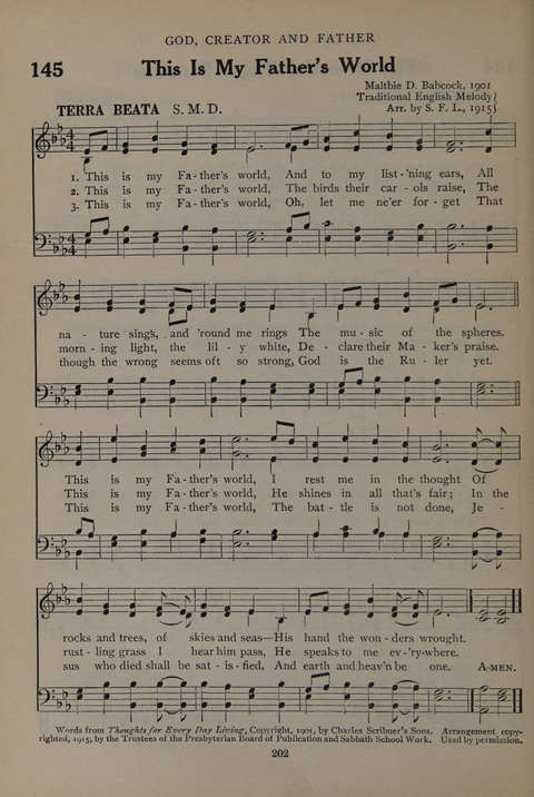 The Abingdon Hymnal: a Book of Worship for Youth page 200