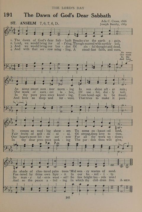 The Abingdon Hymnal: a Book of Worship for Youth page 239