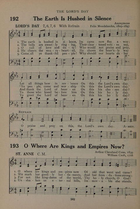 The Abingdon Hymnal: a Book of Worship for Youth page 240