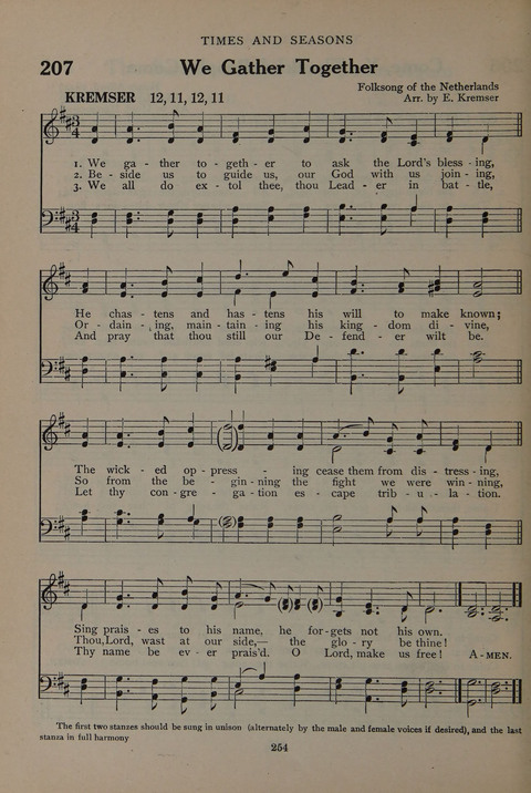 The Abingdon Hymnal: a Book of Worship for Youth page 252