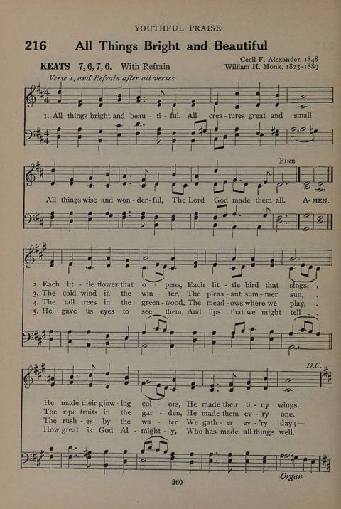 The Abingdon Hymnal: a Book of Worship for Youth page 258