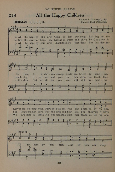 The Abingdon Hymnal: a Book of Worship for Youth page 260