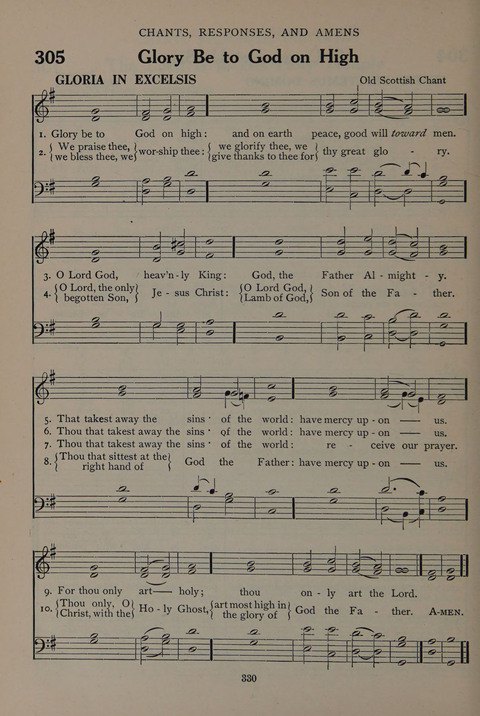 The Abingdon Hymnal: a Book of Worship for Youth page 328