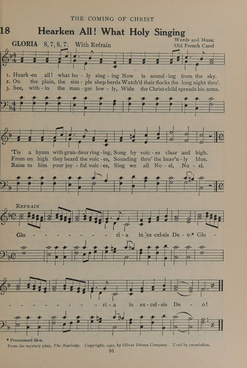 The Abingdon Hymnal: a Book of Worship for Youth page 89