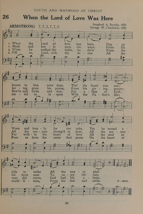 The Abingdon Hymnal: a Book of Worship for Youth page 97