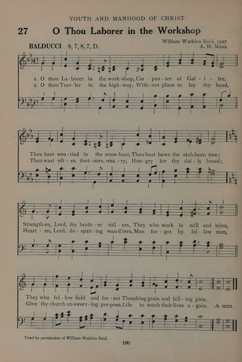 The Abingdon Hymnal: a Book of Worship for Youth page 98