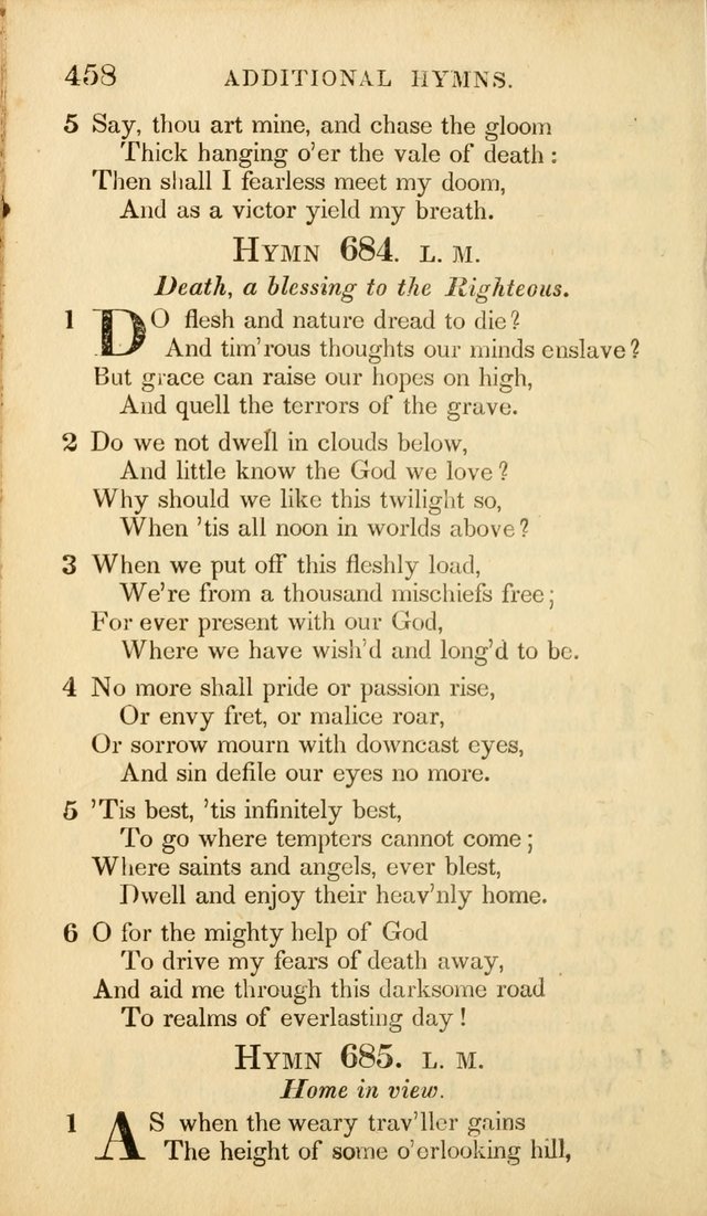 Additional Hymns to the Collection of Hymns for the use of Evangelical     Lutheran Churches page 109