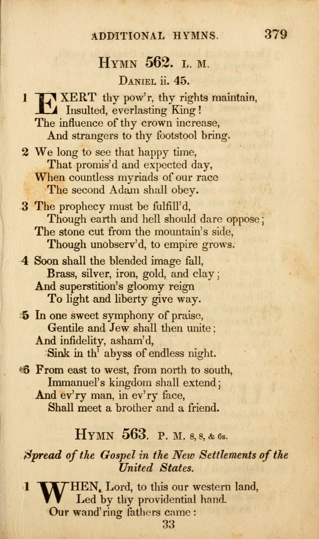 Additional Hymns to the Collection of Hymns for the use of Evangelical     Lutheran Churches page 30