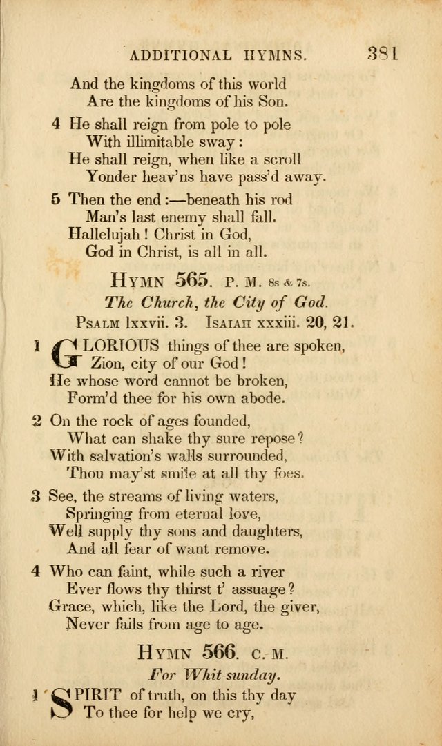 Additional Hymns to the Collection of Hymns for the use of Evangelical     Lutheran Churches page 32