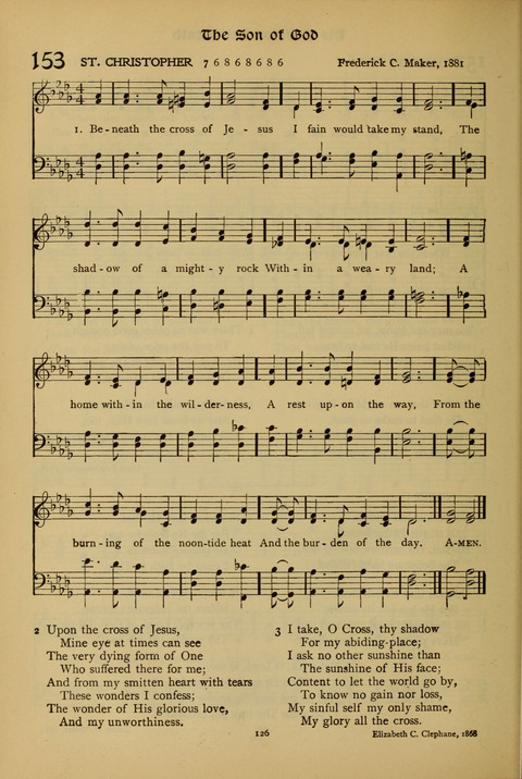 The American Hymnal for Chapel Service page 126