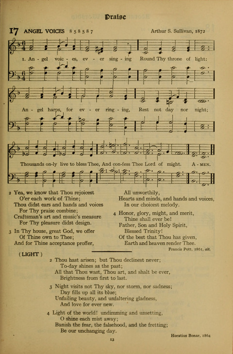 The American Hymnal for Chapel Service page 13