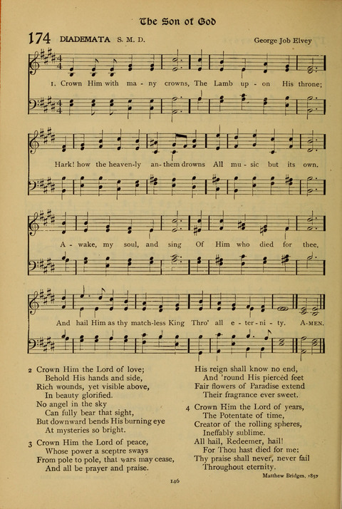 The American Hymnal for Chapel Service page 146