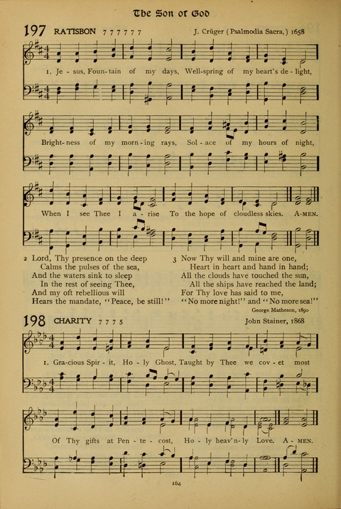 The American Hymnal for Chapel Service page 164