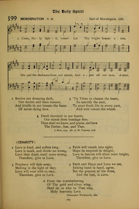 The American Hymnal for Chapel Service page 165