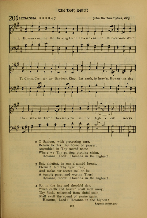 The American Hymnal for Chapel Service page 167