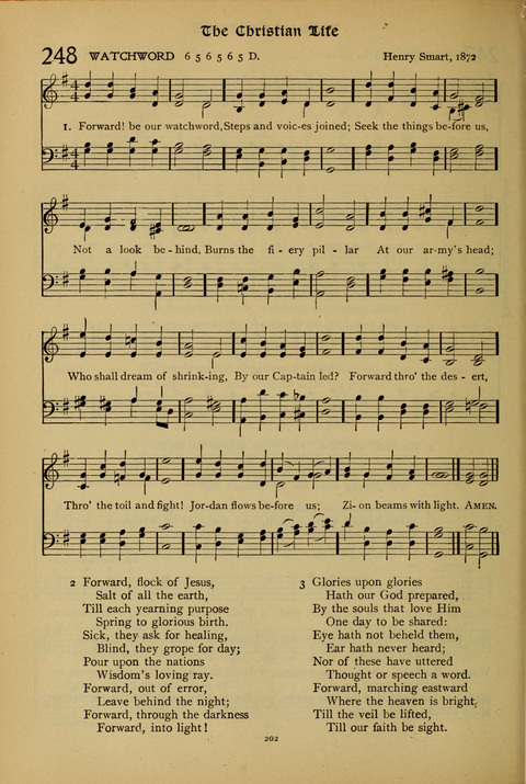 The American Hymnal for Chapel Service page 202