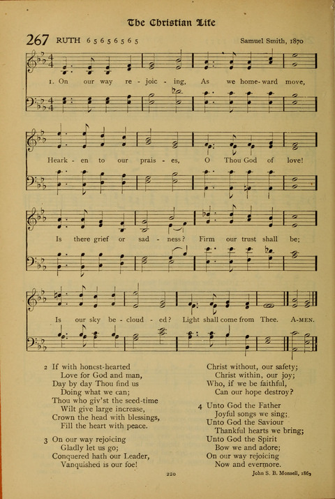 The American Hymnal for Chapel Service page 220