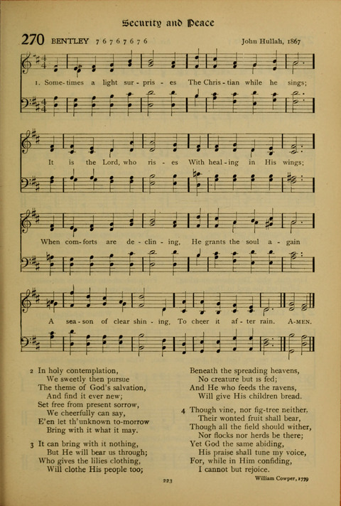 The American Hymnal for Chapel Service page 223