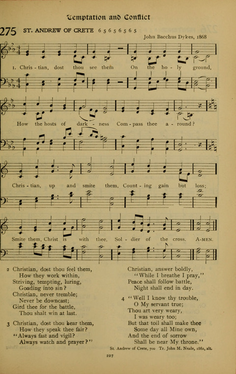 The American Hymnal for Chapel Service page 227