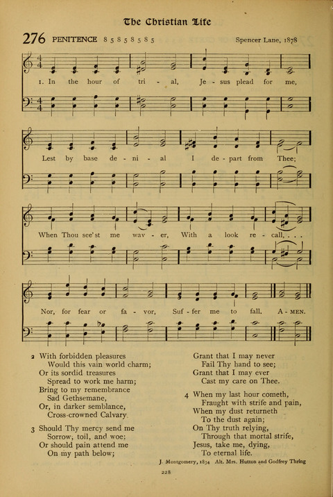 The American Hymnal for Chapel Service page 228