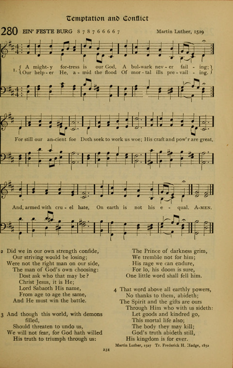 The American Hymnal for Chapel Service page 231