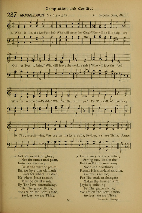 The American Hymnal for Chapel Service page 237