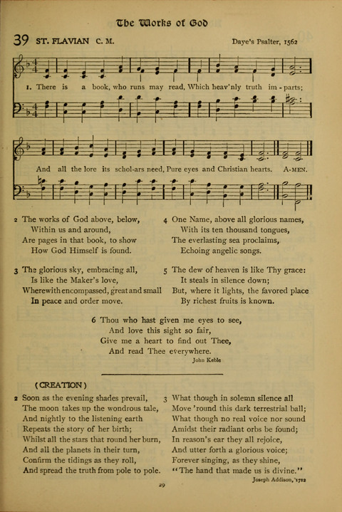 The American Hymnal for Chapel Service page 29