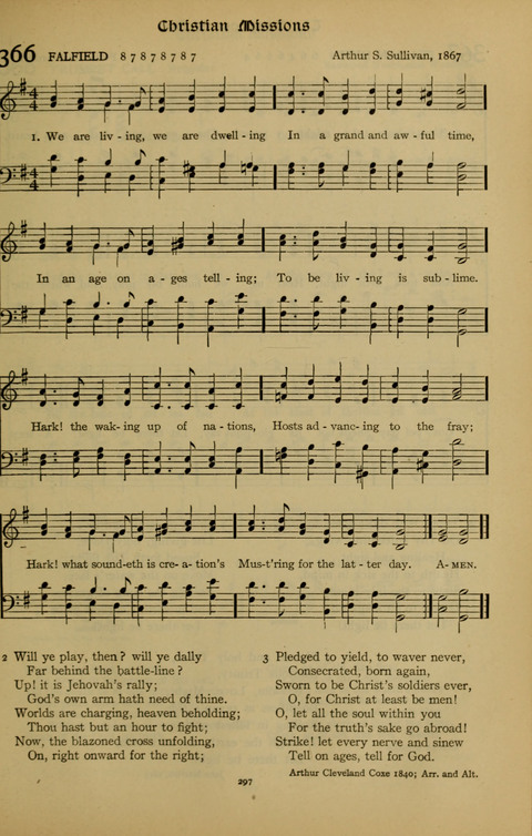 The American Hymnal for Chapel Service page 297