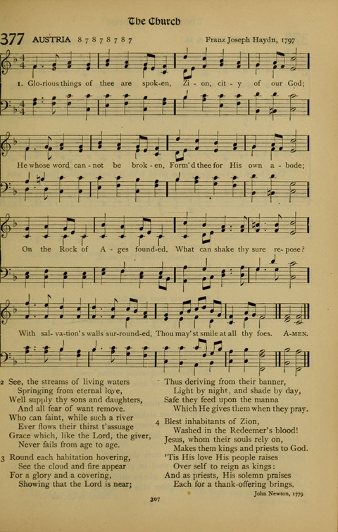 The American Hymnal for Chapel Service page 307