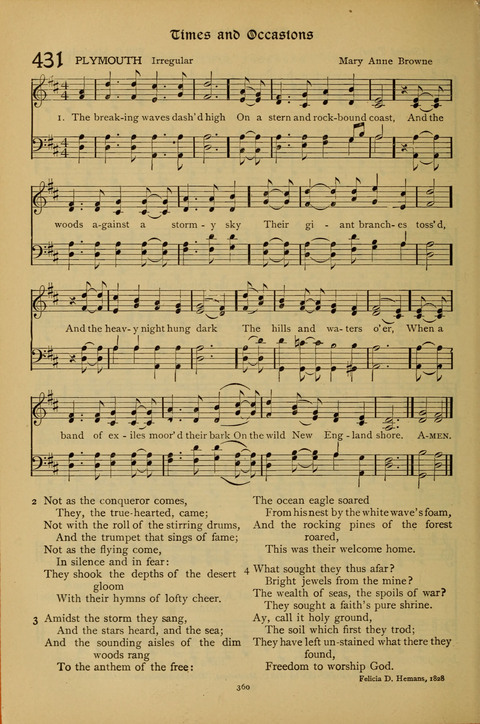 The American Hymnal for Chapel Service page 360