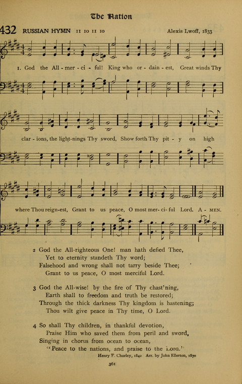 The American Hymnal for Chapel Service page 361