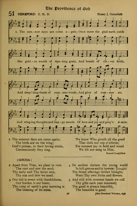 The American Hymnal for Chapel Service page 37