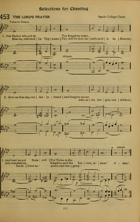 The American Hymnal for Chapel Service page 377