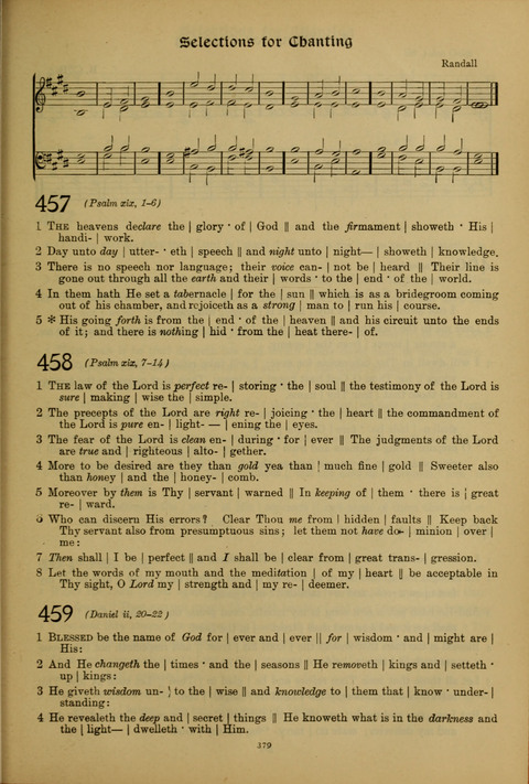 The American Hymnal for Chapel Service page 379