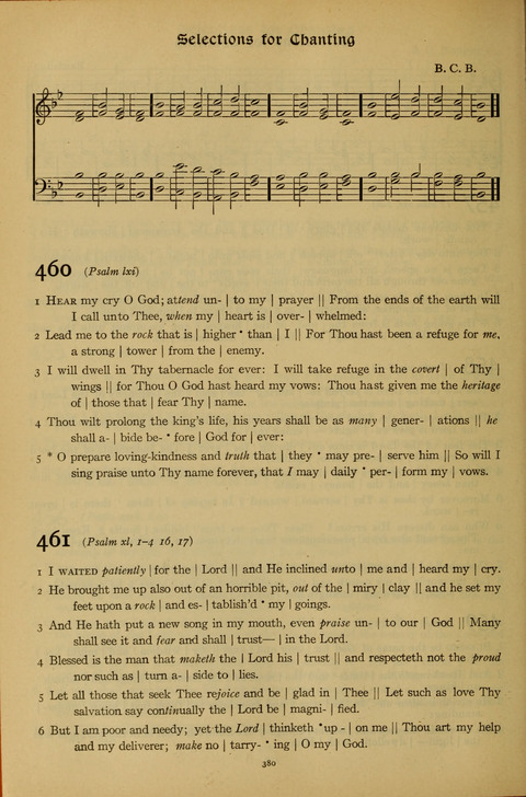 The American Hymnal for Chapel Service page 380