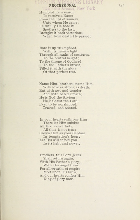 The American Hymnal for Chapel Service page 590