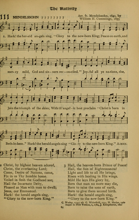 The American Hymnal for Chapel Service page 85