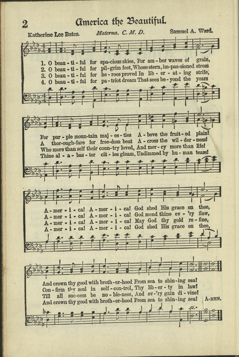 The American Hymnal: for English speaking people everywhere page 1