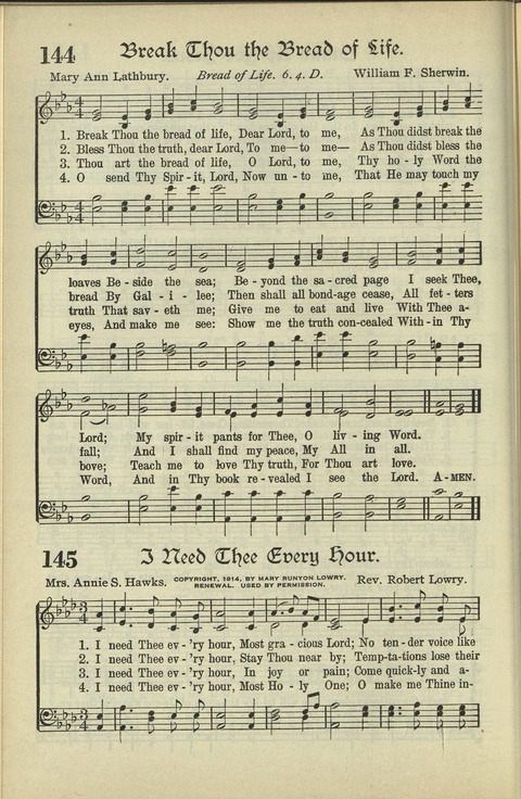 The American Hymnal: for English speaking people everywhere page 121