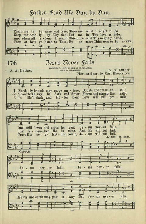 The American Hymnal: for English speaking people everywhere page 142