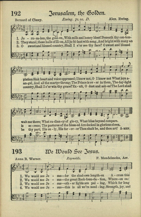 The American Hymnal: for English speaking people everywhere page 153