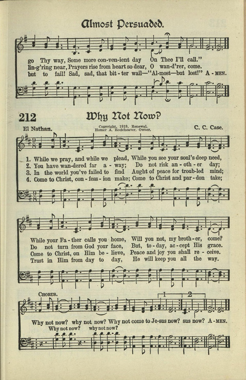 The American Hymnal: for English speaking people everywhere page 166