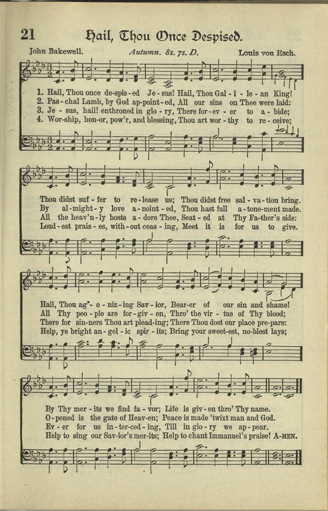 The American Hymnal: for English speaking people everywhere page 20