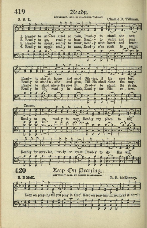 The American Hymnal: for English speaking people everywhere page 345