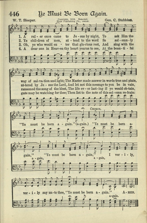 The American Hymnal: for English speaking people everywhere page 364