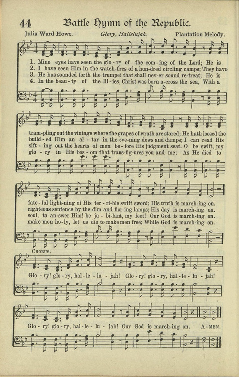 The American Hymnal: for English speaking people everywhere page 43